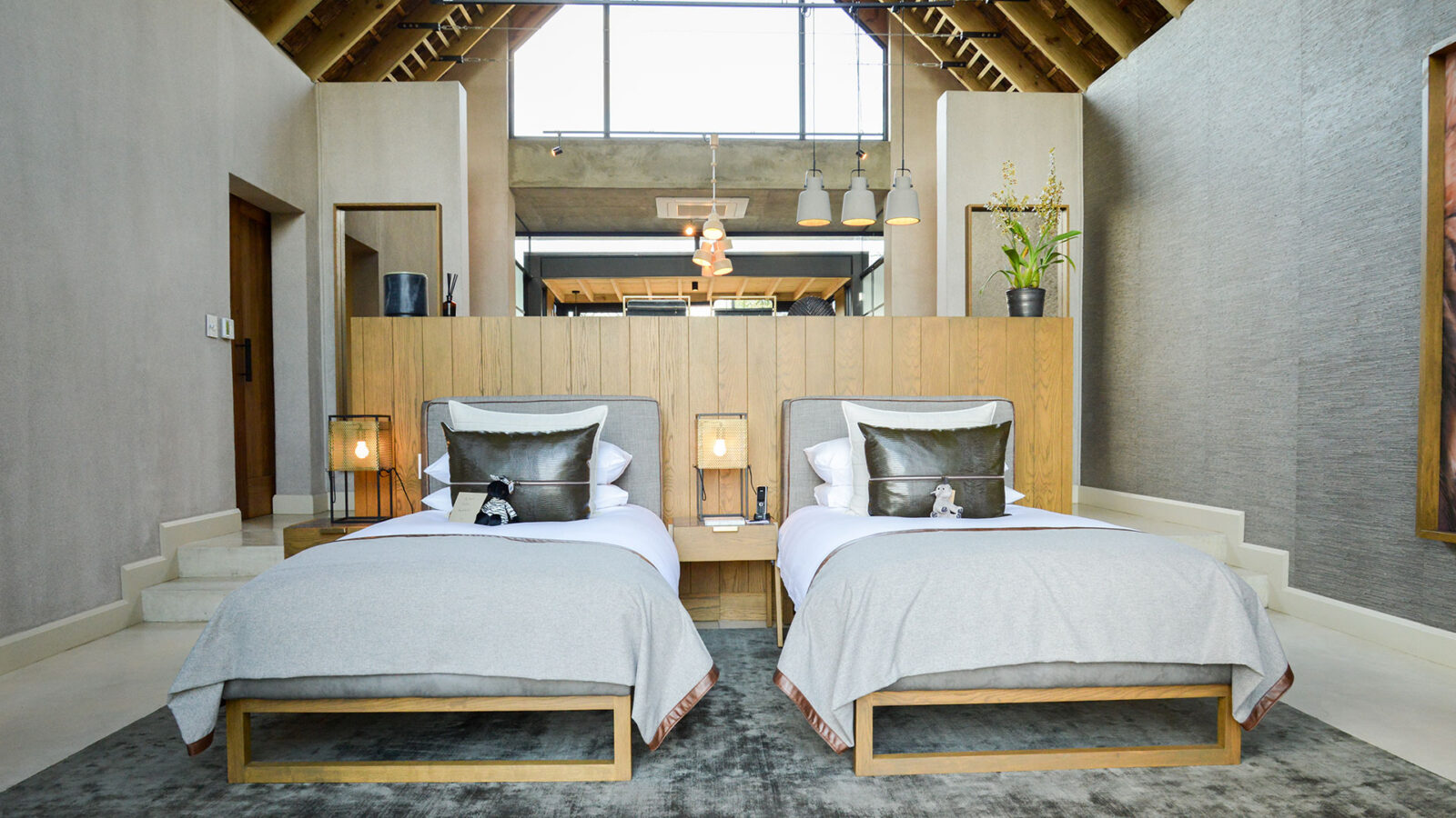 Fish eagle villa single beds