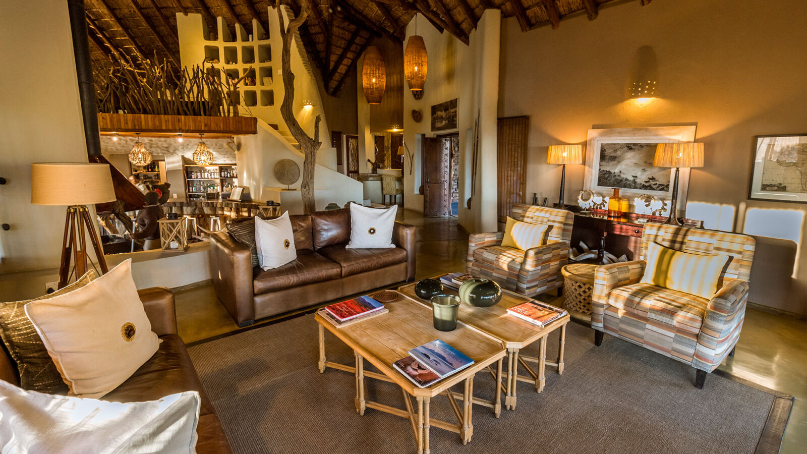 Impodimo Game Lodge Last Minute Special Main Lounge Area