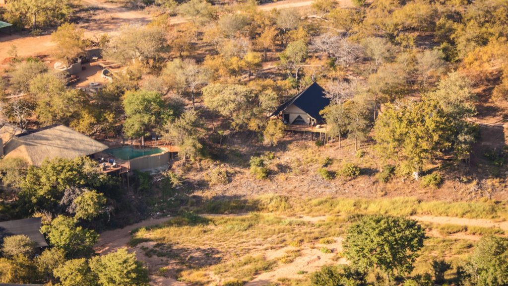 Garonga Safari Camp Last Minute Specials Ariel view