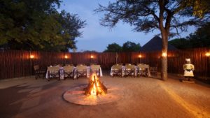 Kapama Buffalo Camp Last Minute Specials boma dinner