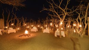 Kapama Karula Last Minute Specials bush dinner