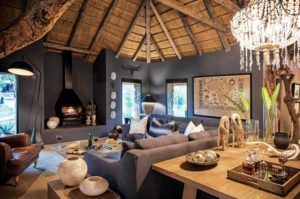 Leopard Hills Private Game Lodge Last Minute Specials lounge area